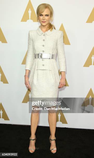 Actress Nicole Kidman arrives at the 89th Annual Academy Awards Nominee Luncheon at The Beverly Hilton Hotel on February 6, 2017 in Beverly Hills,...