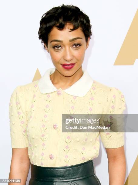 Actress Ruth Negga arrives at the 89th Annual Academy Awards Nominee Luncheon at The Beverly Hilton Hotel on February 6, 2017 in Beverly Hills,...