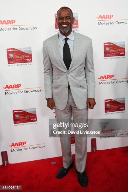 Singer Brian McKnight attends the AARP's 16th Annual Movies for Grownups Awards at the Beverly Wilshire Four Seasons Hotel on February 6, 2017 in...