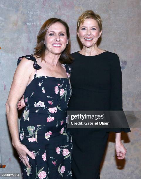 Actors Molly Shannon and Annette Bening attend the 16th Annual AARP The Magazine's Movies For Grownups Awards at the Beverly Wilshire Four Seasons...