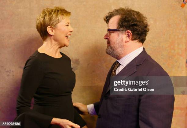 Actor Annette Bening and Director Kenneth Lonergan attend the 16th Annual AARP The Magazine's Movies For Grownups Awards at the Beverly Wilshire Four...