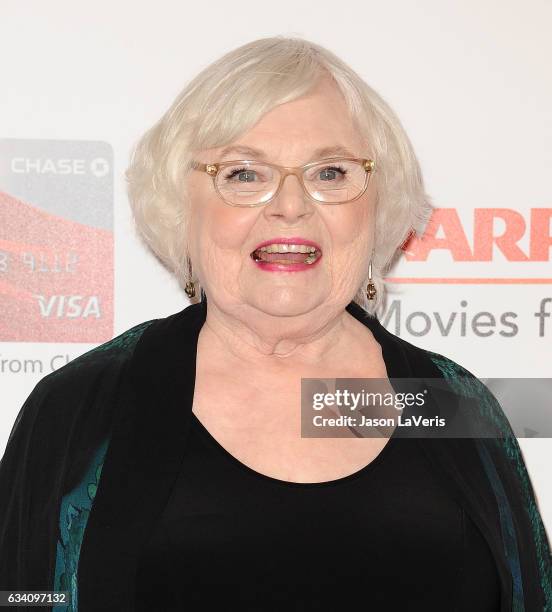 Actress June Squibb attends AARP's 16th annual Movies For Grownups Awards at the Beverly Wilshire Four Seasons Hotel on February 6, 2017 in Beverly...