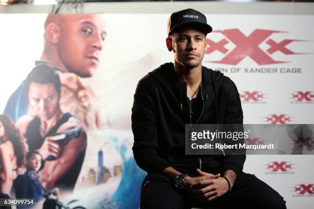 Neymar Jr. Attends a special screening of Paramount Pictures 'xXx: Return of Xander Cage' at the Cinesa Diagonal on February 6, 2017 in Barcelona,...