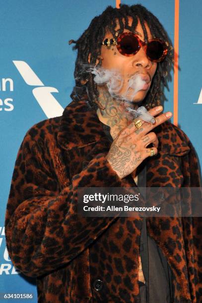 Rapper Wiz Khalifa attends The Hollywood Reporter 5th Annual Nominees Night at Spago on February 6, 2017 in Beverly Hills, California.