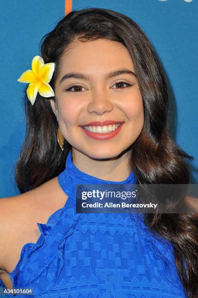 Auli'i Cravalho attends The Hollywood Reporter 5th Annual Nominees Night at Spago on February 6, 2017 in Beverly Hills, California.