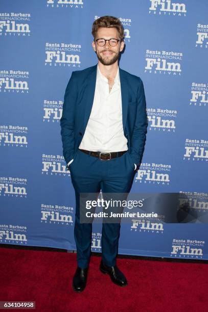 Actor Rowan Davie attends the 32nd Santa Barbara International Film Festival Variety Artisans Awards at Arlington Theater on February 6, 2017 in...