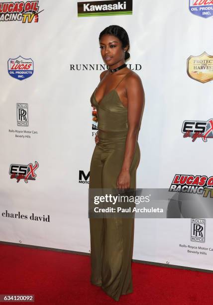 Actress Javicia Leslie attends the premiere of "Running Wild" at TCL Chinese Theatre on February 6, 2017 in Hollywood, California.