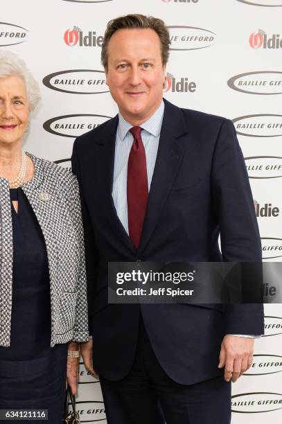 David Cameron attends The Oldie of the Year Awards at Simpson's in the Strand on February 7, 2017 in London, United Kingdom.