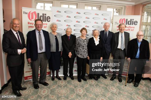 Gyles Brandreth, Larry Sanders, Mary Fleur Cameron, James Lovelock, Glenda Jackson, Thelma Ruby, Harry Mount, Lord Alfred Dubs and Peter Blake attend...