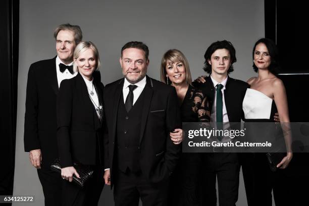Actors Robert Bathurst, Hermione Norris, John Thomson, Fay Ripley, Matthew Williams and Helen Baxendalefrom TV Show 'Cold Feet' attend the National...