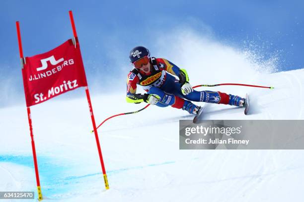 Laurenne Ross of the United States competes during the Women's Super G during the FIS Alpine World Ski Championships on February 7, 2017 in St...