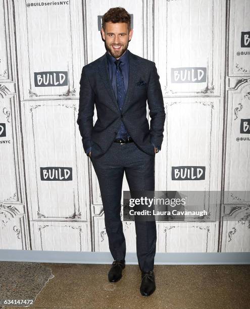 Nick Viall attends Build Series Presents to discuss "The Bachelor" at Build Studio on February 7, 2017 in New York City.