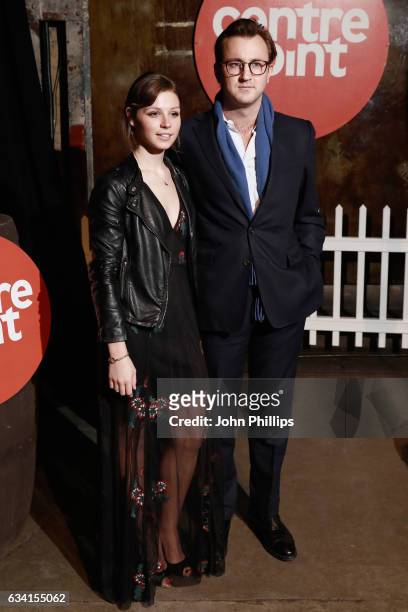 Katy Reece and rancis Boulle attend Centrepoint's Ultimate Pub Quiz on February 7, 2017 in London, United Kingdom.