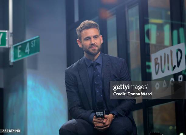 Nick Vail appears to promote "The Bachelor" during the BUILD Series at Build Studio on February 7, 2017 in New York City.