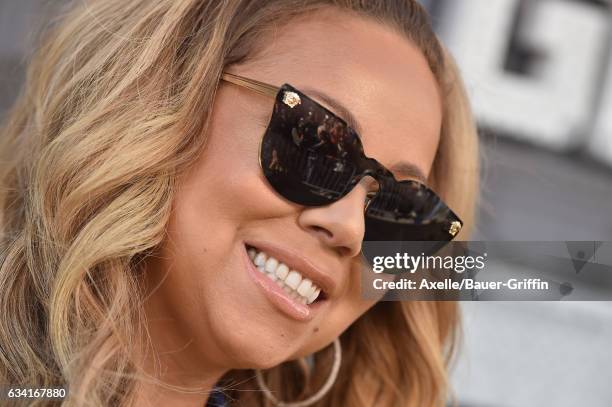 Actress/singer Mariah Carey arrives at the premiere of Warner Bros. Pictures' 'The LEGO Batman Movie' at Regency Village Theatre on February 4, 2017...