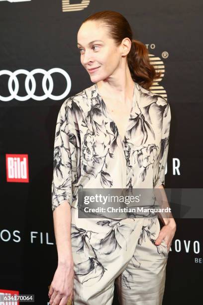 Jeanette Hain attends the PLACE TO B pre-Berlinale dinner event at Provocateur on February 7, 2017 in Berlin, Germany.