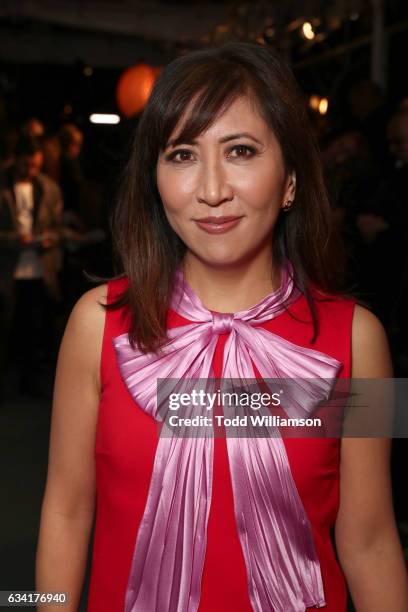 President and Chief Creative Officer of The Hollywood Reporter Janice Min attends The Hollywood Reporter 5th Annual Nominees Night at Spago on...