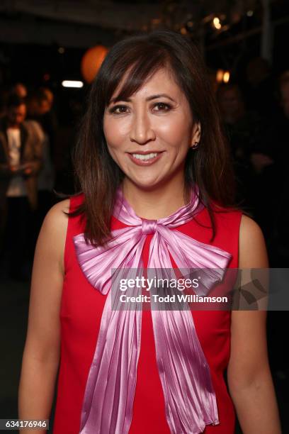 President and Chief Creative Officer of The Hollywood Reporter Janice Min attends The Hollywood Reporter 5th Annual Nominees Night at Spago on...