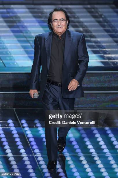 Al Bano attends the opening night of the 67th Sanremo Festival 2017 at Teatro Ariston on February 7, 2017 in Sanremo, Italy.