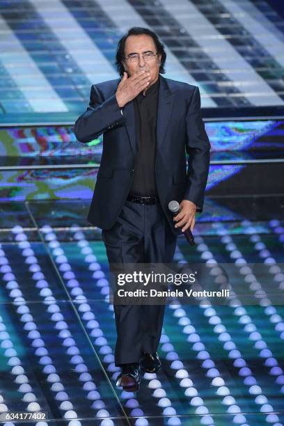 Al Bano attends the opening night of the 67th Sanremo Festival 2017 at Teatro Ariston on February 7, 2017 in Sanremo, Italy.