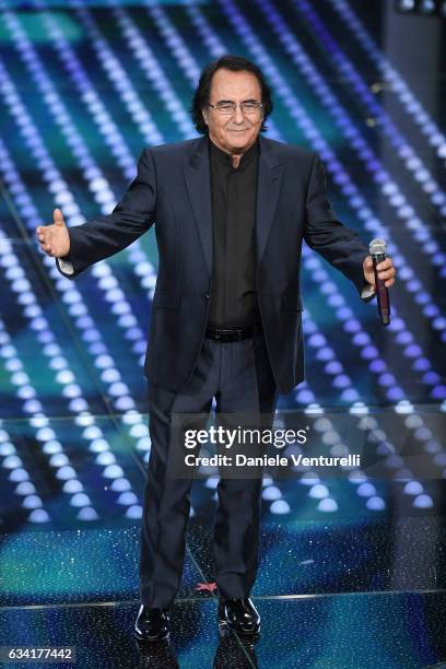 Al Bano attends the opening night of the 67th Sanremo Festival 2017 at Teatro Ariston on February 7, 2017 in Sanremo, Italy.