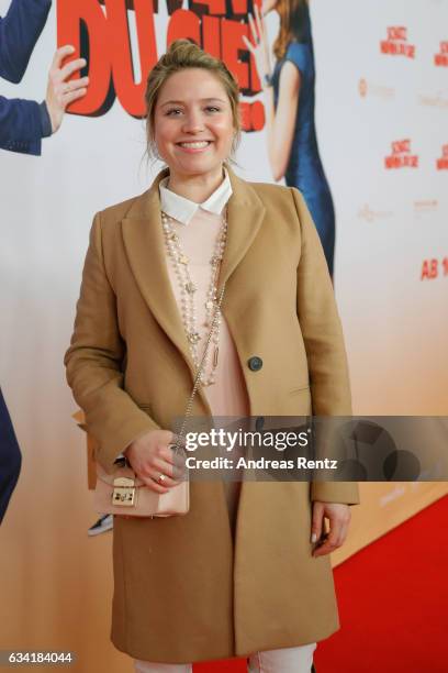 Caroline Frier attend 'Schatz, Nimm Du sie!' German movie premiere at Cineplex Cologne on February 7, 2017 in Cologne, Germany.