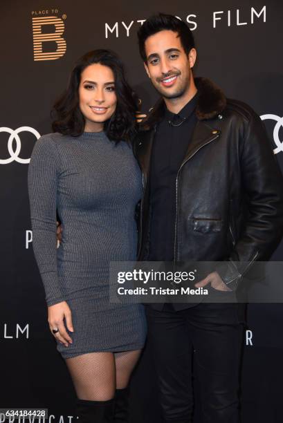 Lamiya Slimani and Sami Slimani attend the PLACE TO B Pre-Berlinale Dinner at Provocateur on February 7, 2017 in Berlin, Germany.