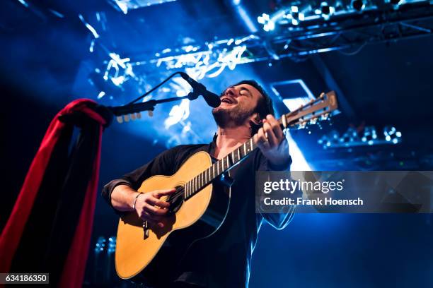 Singer Jack Savoretti performs live during a concert at the Columbia Theater on February 7, 2017 in Berlin, Germany.