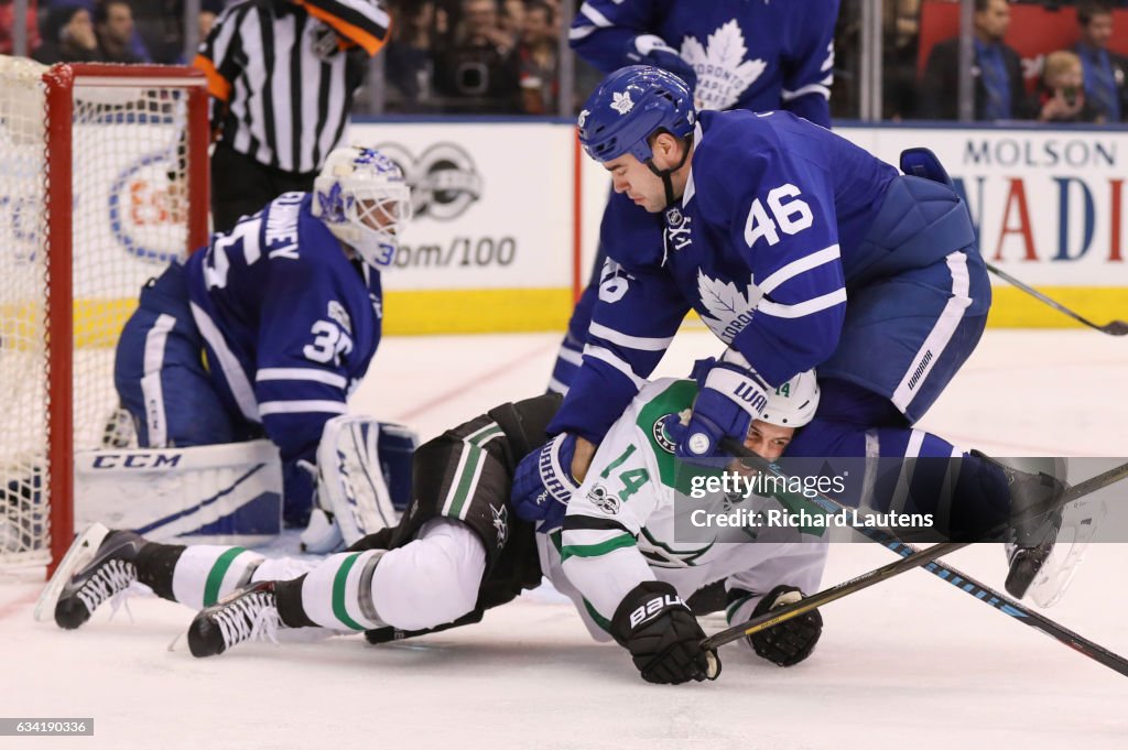 The Toronto Maple Leafs took on the Dallas Stars at the Air Canada Centre