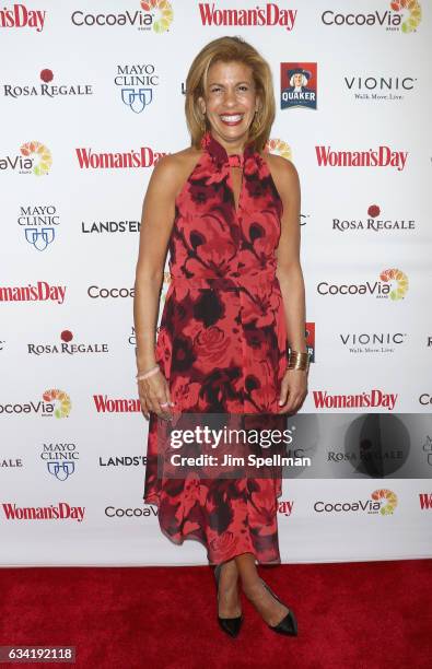 Personality Hoda Kotb attends the 14th annual Woman's Day Red Dress Awards at Jazz at Lincoln Center on February 7, 2017 in New York City.