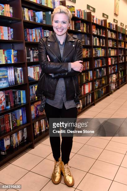 Veronica Roth attends the book signing for "Carve The Mark" at Barnes & Noble at The Grove on February 7, 2017 in Los Angeles, California.