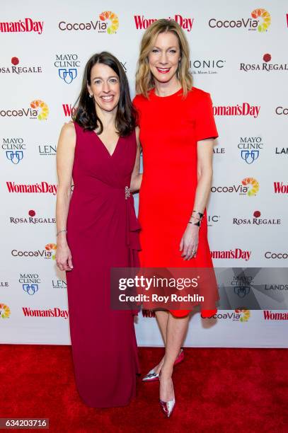 Kassie Means and Susan Spencer attend the 14th annual Woman's Day Red Dress Awards at Jazz at Lincoln Center on February 7, 2017 in New York City.