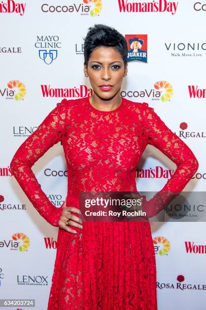 Tamron Hall attends the 14th annual Woman's Day Red Dress Awards at Jazz at Lincoln Center on February 7, 2017 in New York City.