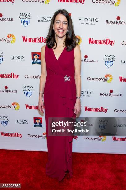 Kassie Means attends the 14th annual Woman's Day Red Dress Awards at Jazz at Lincoln Center on February 7, 2017 in New York City.