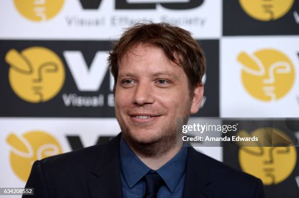 Director Gareth Edwards arrives at the 15th Annual Visual Effects Society Awards at The Beverly Hilton Hotel on February 7, 2017 in Beverly Hills,...