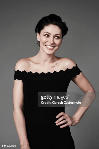 Tv presenter is Emma Willis photographed at the National Television Awards on January 25, 2017 in London, England.
