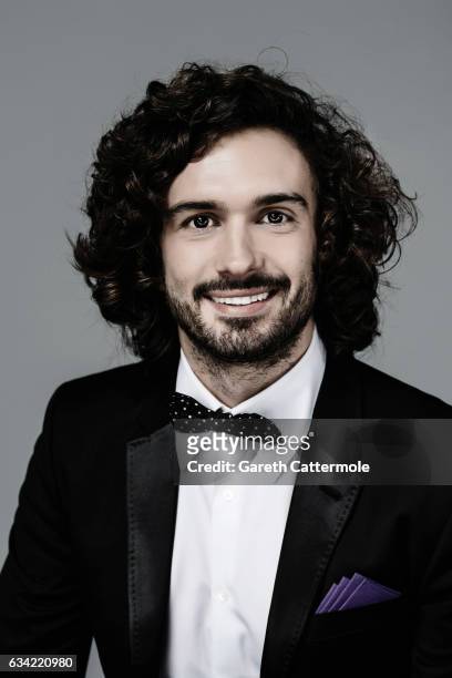 Fitness coach, TV presenter and author Joe Wicks is photographed at the National Television Awards on January 25, 2017 in London, England.