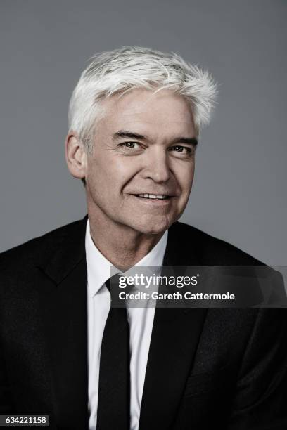 Tv presenter is Phillip Schofield is photographed at the National Television Awards on January 25, 2017 in London, England.