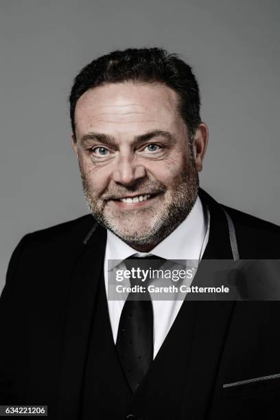 Actor John Thomson is photographed at the National Television Awards on January 25, 2017 in London, England.