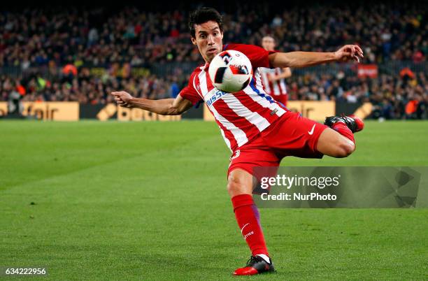 Nicolas Gaitan during the 1/2 final King Cup match between F.C. Barcelona v Atletico de Madrid, in Barcelona, on February 07, 2017. Photo: Joan...