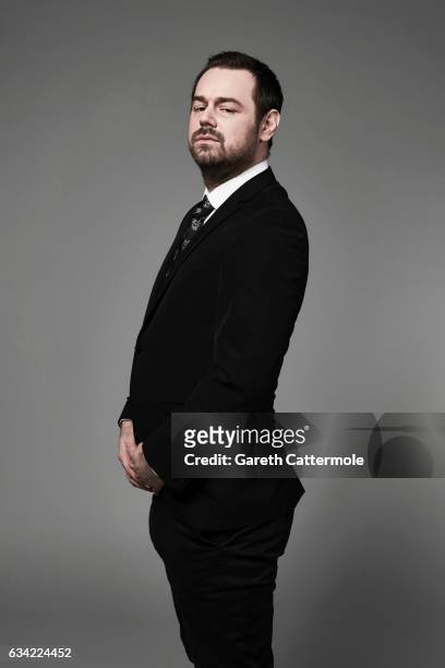 Actor Danny Dyer is photographed at the National Television Awards on January 25, 2017 in London, England.