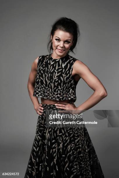 Actor Faye Brookes is photographed at the National Television Awards on January 25, 2017 in London, England.