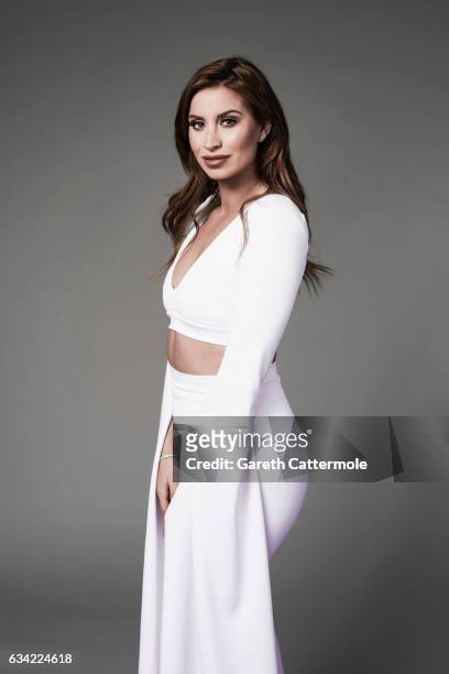 Tv personality Ferne McCann is photographed at the National Television Awards on January 25, 2017 in London, England.