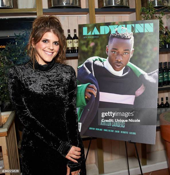 Actor Molly Tarlov attends LADYGUNN Magazine Hosts Celebratory Dinner Hosted By Oscar-Nominated Actor Ashton Sanders at Fig & Olive Melrose Place on...