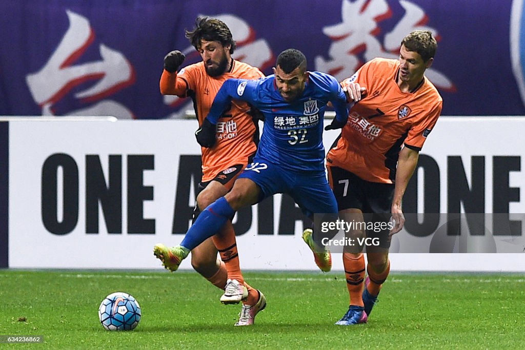 AFC Champion League 2017 - Playoff Stage - Shanghai Shenhua v Brisbane Roar