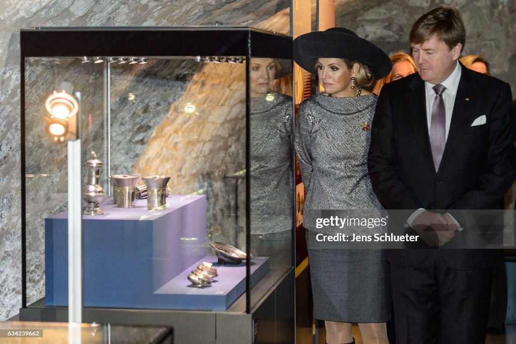 King Willem-Alexander And Queen Maxima Of The Netherlands Visit Thuringia - Day 2