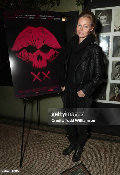 Axelle Carolyn attends the "XX" Los Angeles Premiere at Cinefamily on February 7, 2017 in Los Angeles, California.