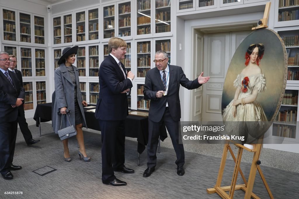 King Willem-Alexander And Queen Maxima Of The Netherlands Visit Thuringia - Day 2