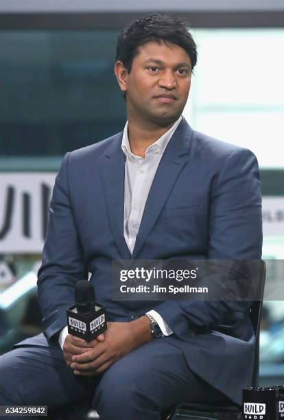 Saroo Brierley attends the Build series to discuss "Lion" at Build Studio on February 8, 2017 in New York City.