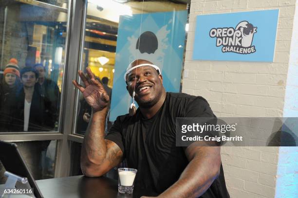 To launch the OREO Dunk Challenge, OREO and famous dunker Shaquille ONeal challenged fans to a new kind of dunk  hands-free OREO cookie dunking,...